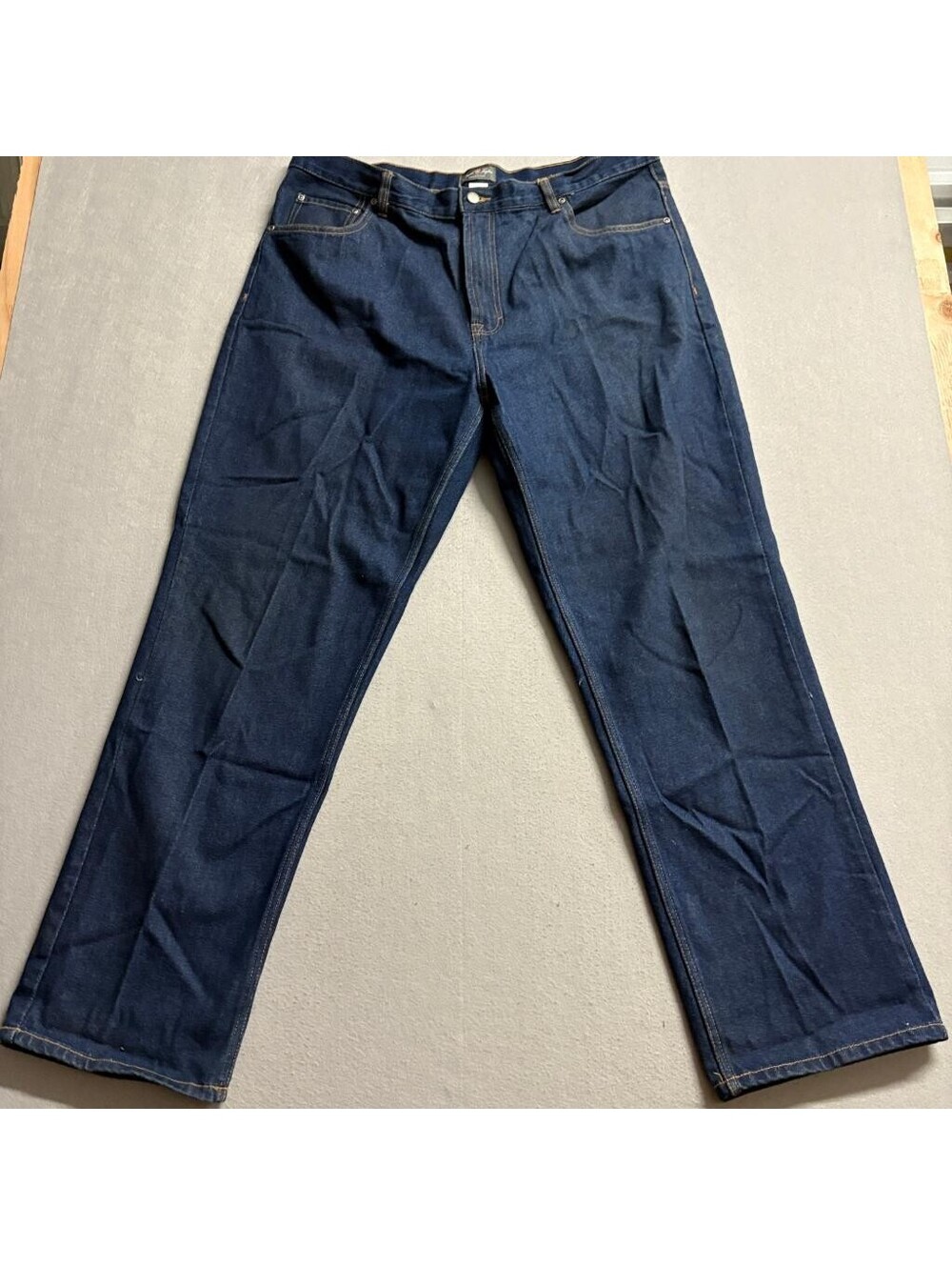 David Taylor Collection Mens Jeans 40x32 Dark Wash Blue Denim Straight Leg